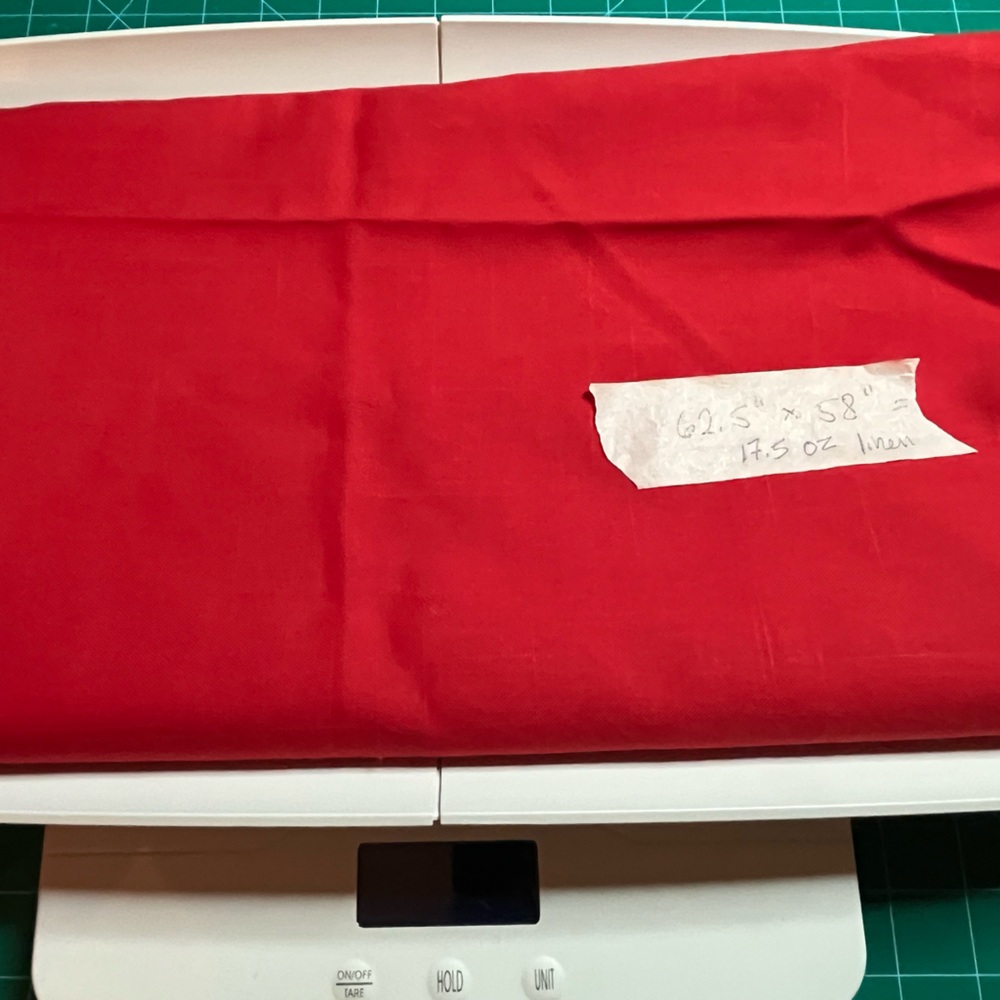 Vibrant Red Fabric
